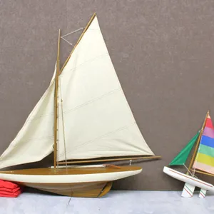 Model Sailboats with Cloth Sails