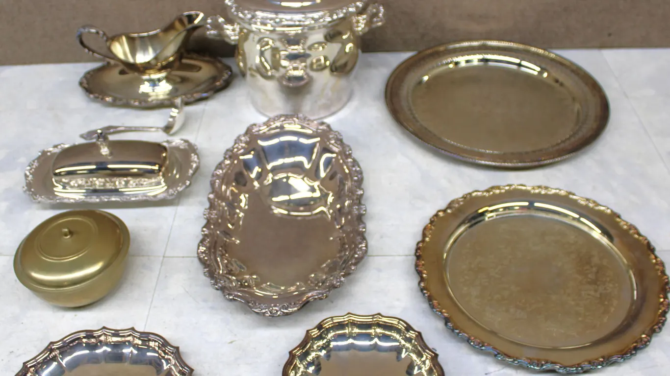 Silverplate Servingware Set, 10 Pieces