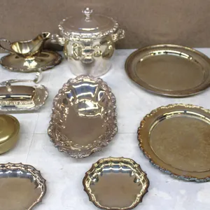 Silverplate Servingware Set, 10 Pieces