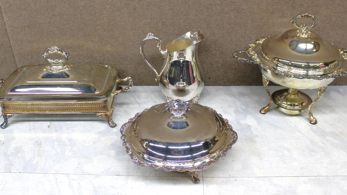 Wallace Baroque Silverplate Serving Set (4pcs)