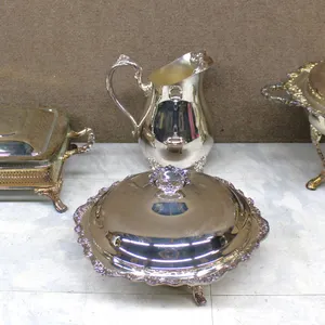 Wallace Baroque Silverplate Serving Set (4pcs)