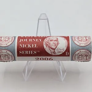 Uncirculated 2006-P Westward Journey Nickel Roll - Government packaging (40 Coins)