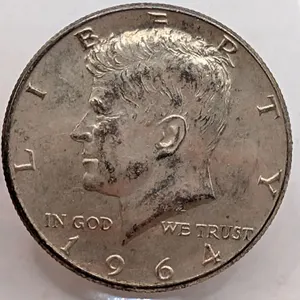 1964 Kennedy Half Dollar Lightly Circulated (90% Fine Silver)