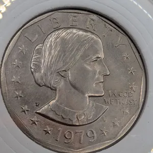 1979-P Susan B. Anthony $1 Choice Brilliant Uncirculated (Scarcer Wide Rim Near Date Variety)