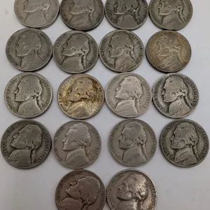 1942-1945 WWII Jefferson Silver War Nickel Collector Lot - 18 Historic 35% Silver Cents