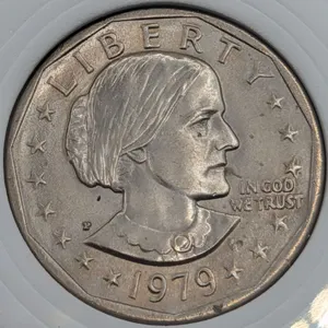1979-P Susan B. Anthony $1 Lightly Circulated (Narrow Rim / Far Date Variety)