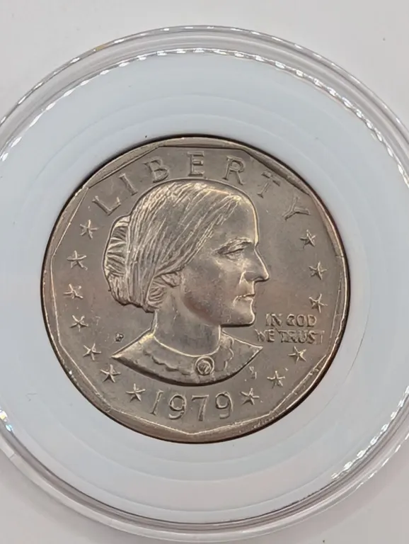 1979-P Susan B. Anthony $1 Lightly Circulated (Narrow Rim / Far Date Variety)