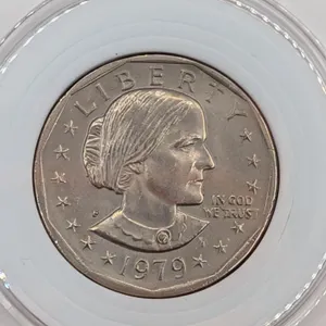 1979-P Susan B. Anthony $1 Lightly Circulated (Narrow Rim / Far Date Variety)