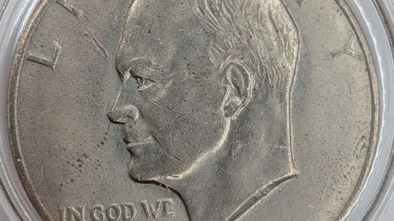 1971-D Eisenhower Clad Dollar - Circulated Condition - First Year of Issue