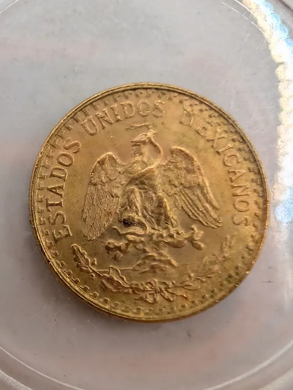 1945 Mexico Gold Dos Pesos ($2 Pesos) - Brilliant Uncirculated (0.0482 oz Actual Gold Weight)