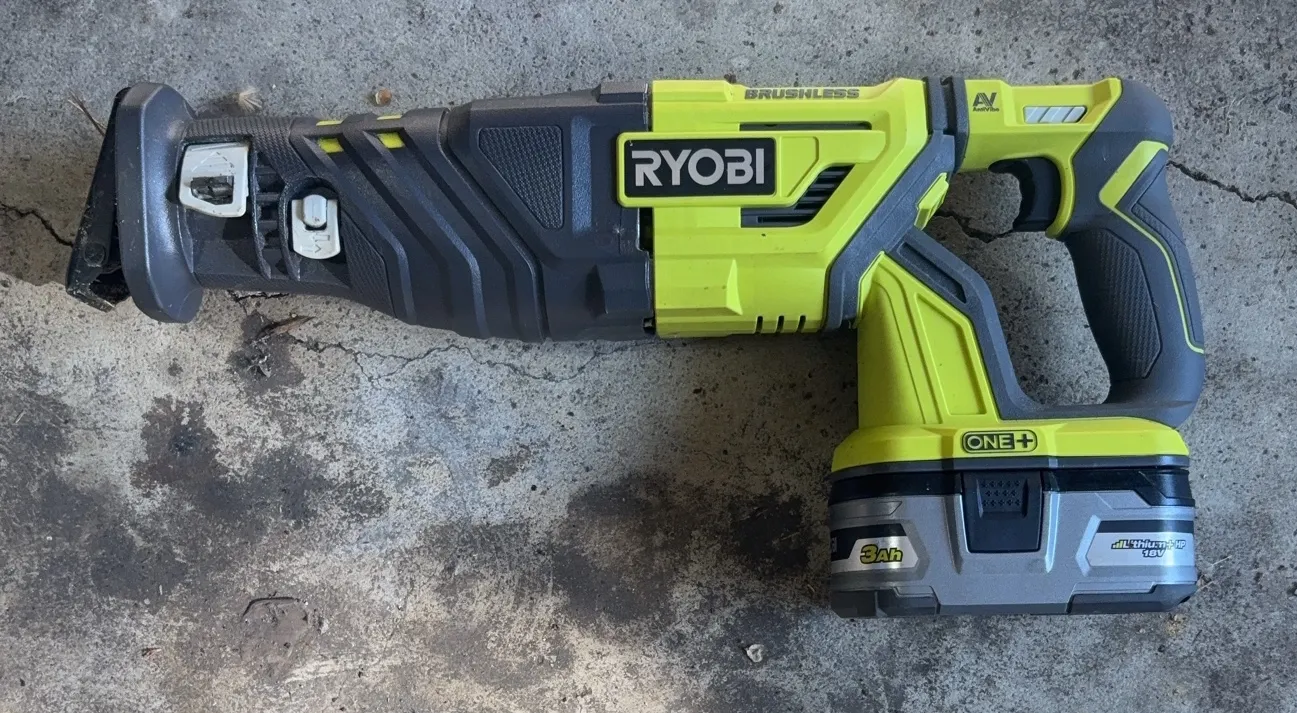 Ryobi battery powered sawsall