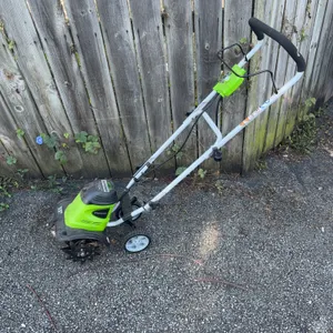 Greenworks electric tiller