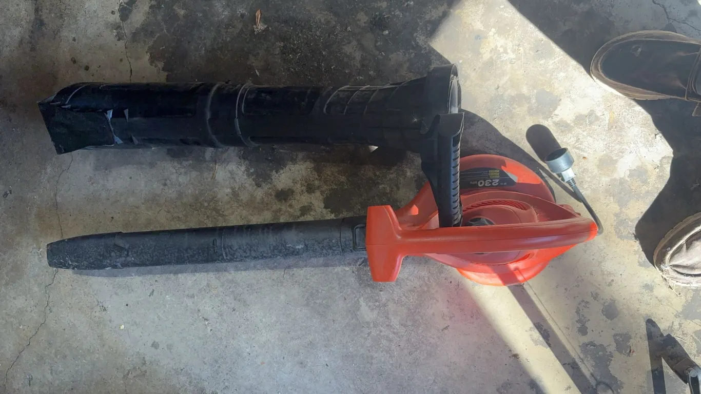 black and decker electric blower