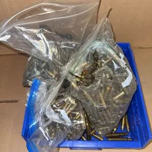 Box of brass casings