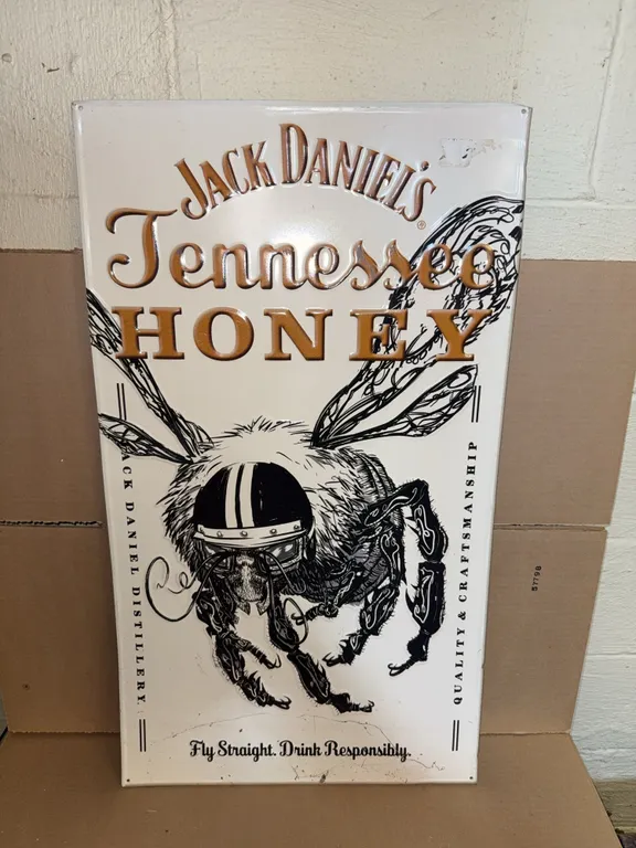 Jack Daniels, Tennessee, honey metal sign