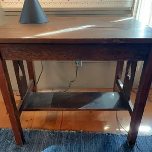 Primitive small library/side table