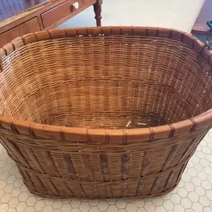 Huge antique basket