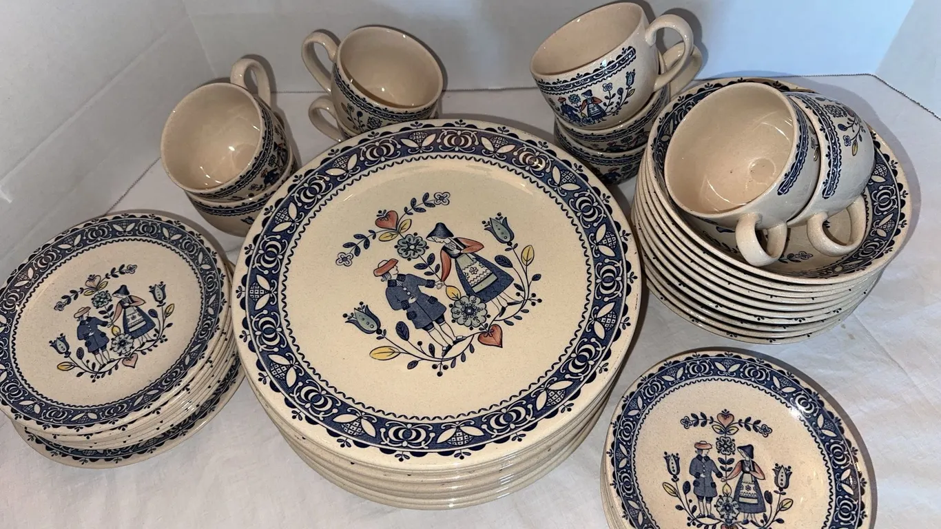 Johnson Brothers Hearts and Flowers ironstone china set
