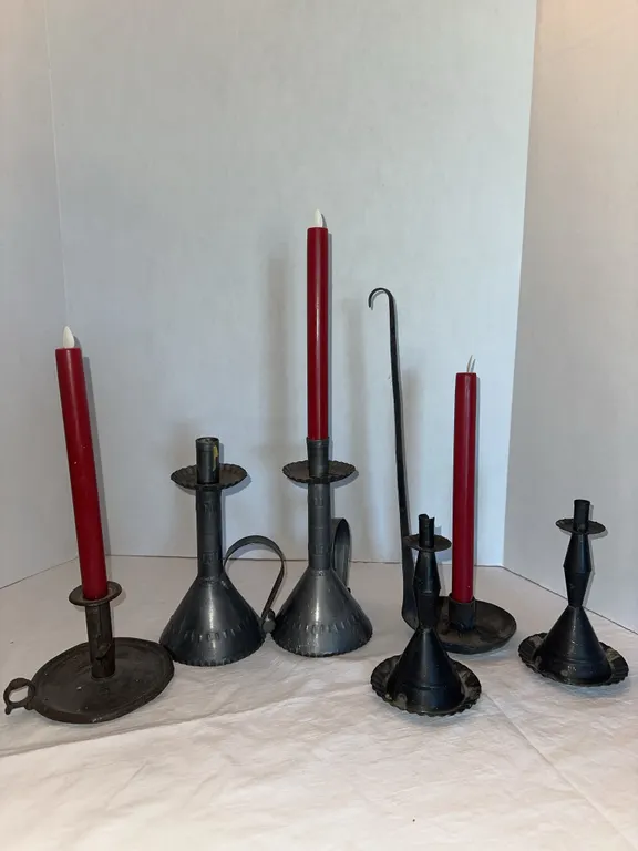 Primitive candlestick holders