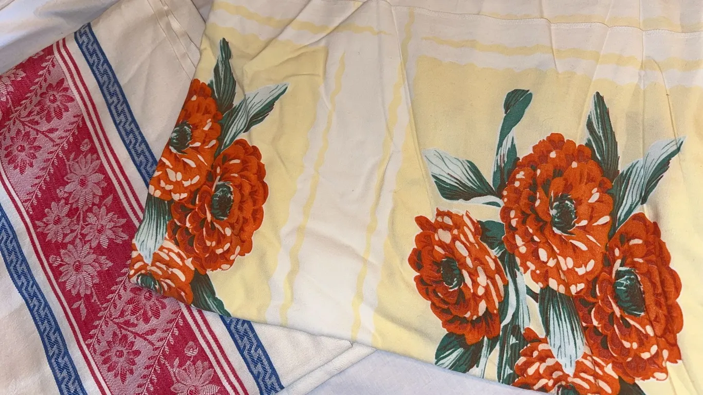 Vintage tablecloths
