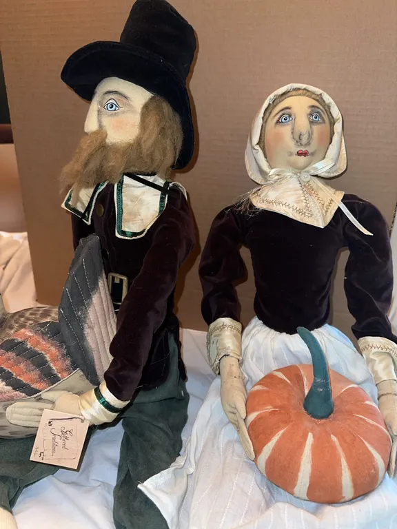 Rare Thanksgiving Joe Spencer dolls- 34 inches
