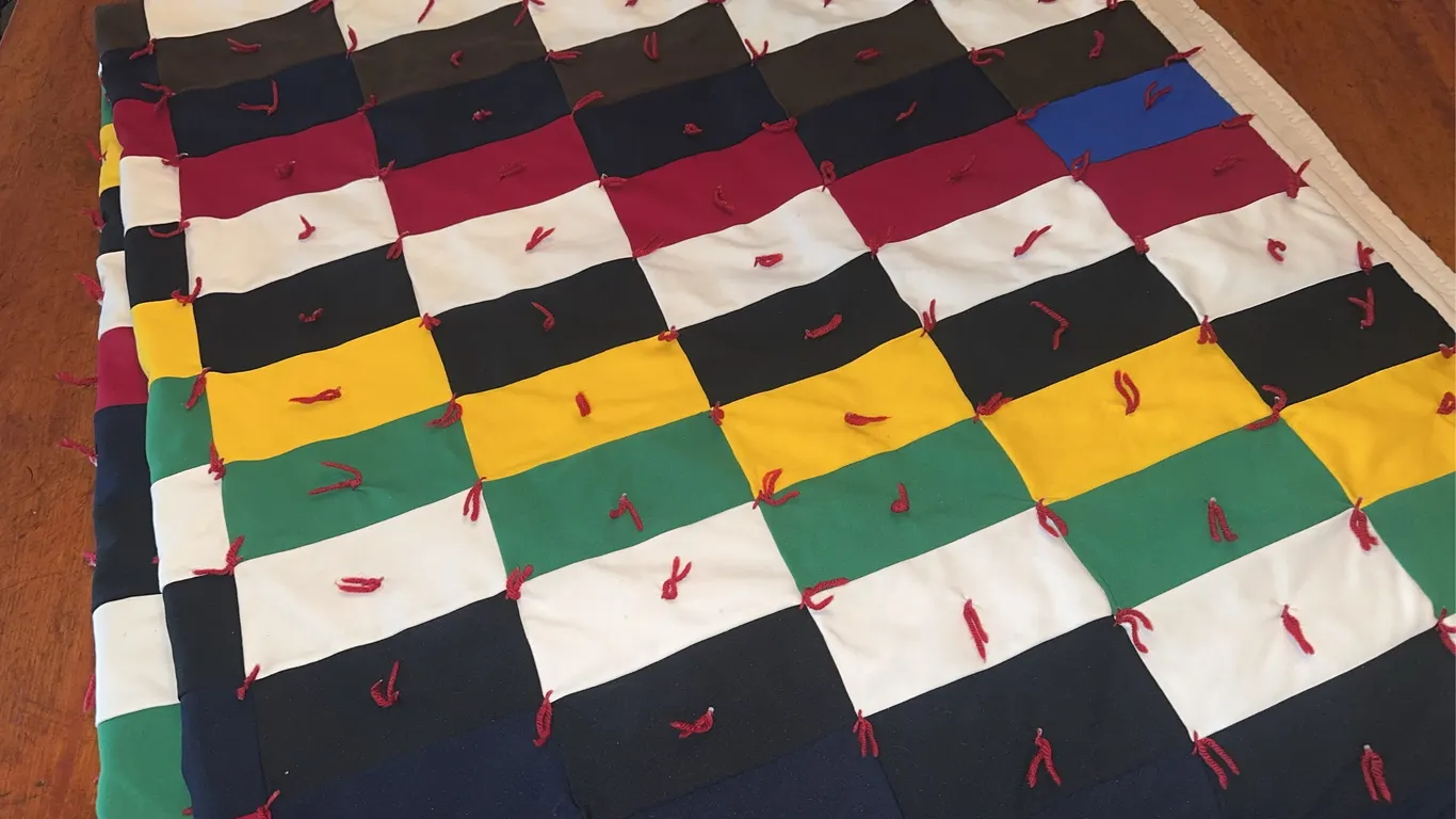 Hand stitched quilt – patchwork