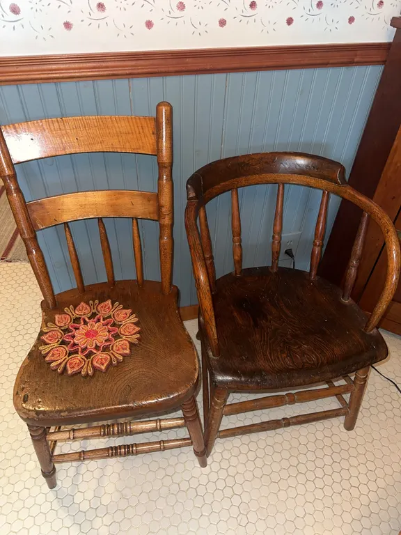 Two antique chairs