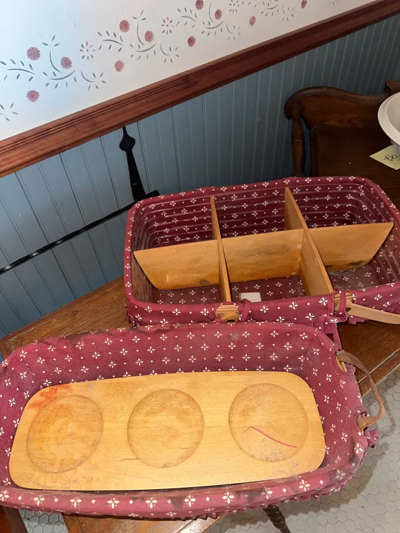 Two Longaberger baskets