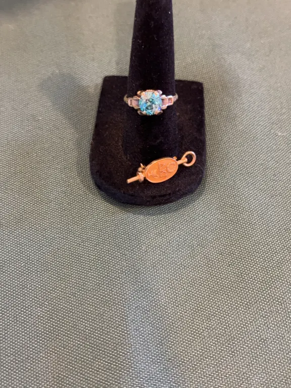 10 K gold ring and PIN