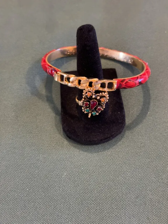 Gold plated ring and bracelet