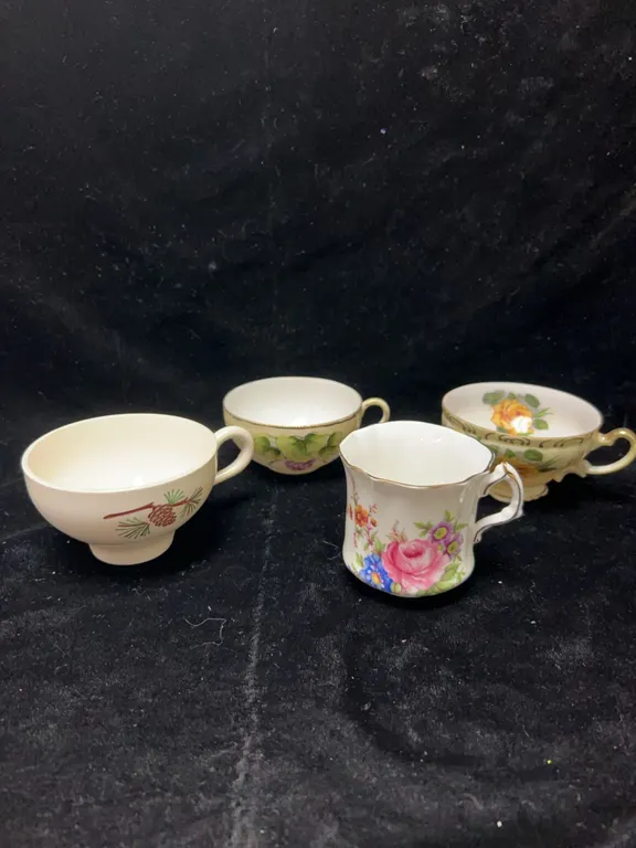 Porcelain Tea Cups Hammersley Lefton Nippon USA