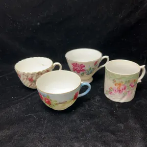 Porcelain Teacups, Mintons, Vienna Austria, China