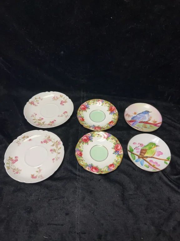 Porcelain Saucers Haviland Limoges Paragon England