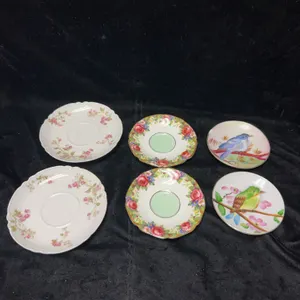 Porcelain Saucers Haviland Limoges Paragon England