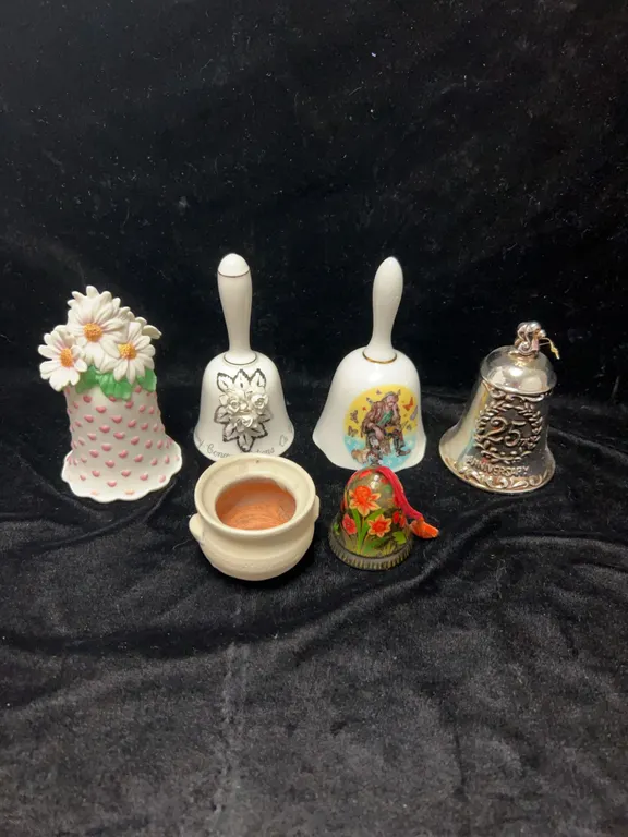 Decorative Bells and Miniature Pot with Markings