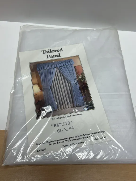 Tailored Panel Batiste Curtain 60 x 84 Elder-Beerman