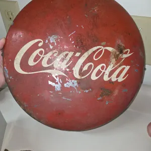 Metal Coca Cola sign