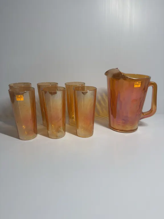 Jennette Pitcher and Glass set