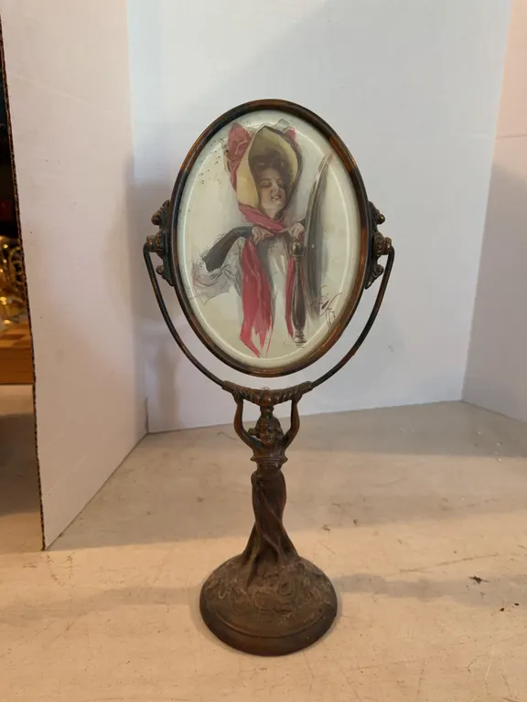Woman Holding Picture Frame Stand 18� Tall