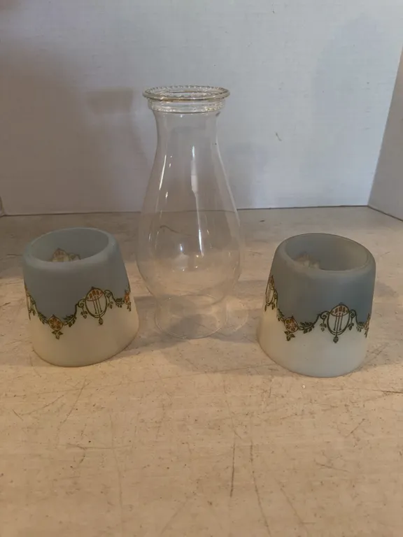 3 Glass Lamp Shades