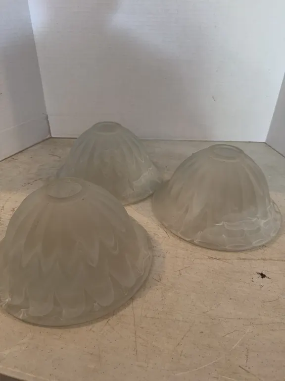 3 Glass Light Shades