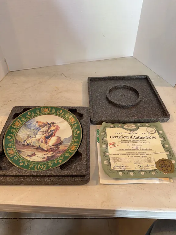 Napoleon Bonaparte Scene Collectors Plate