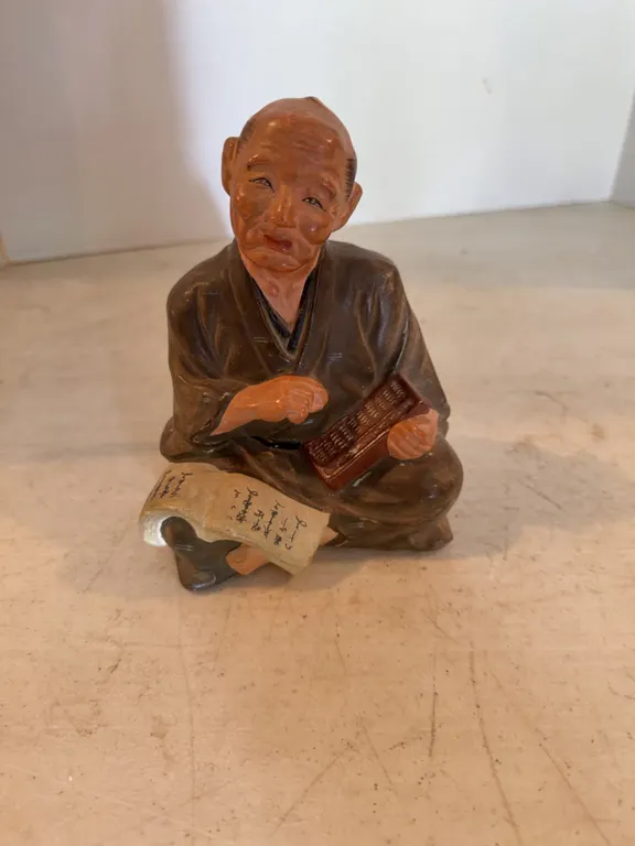 Asian Man Figurine 7� Tall