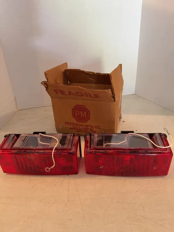 Two Tail Lights With Wiring