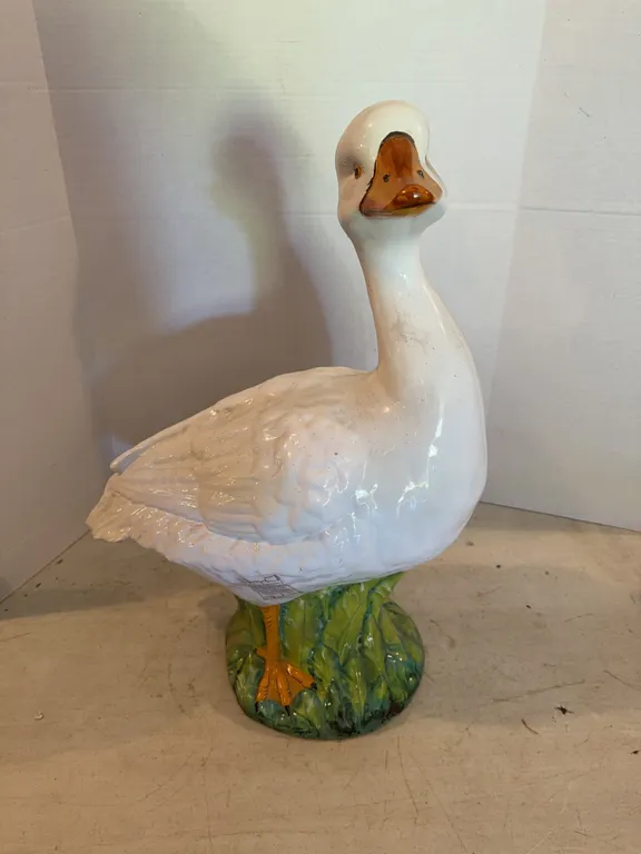 Ceramic Goose Statue 25�