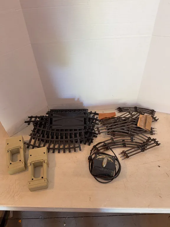 Train Track Set And Transformer