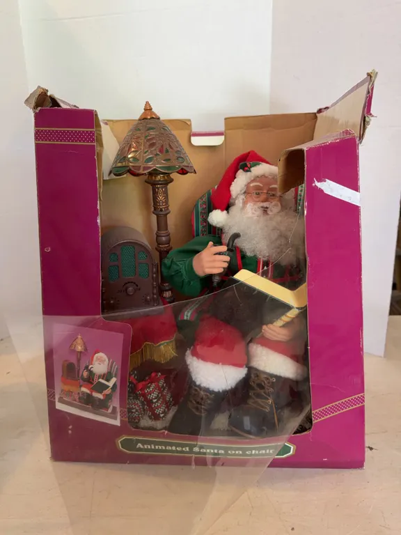Animated Santa On A Chair 20�