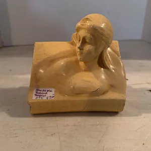 Class Book With Lady Figurine