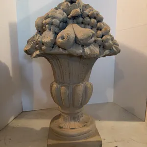 Pot With Fruit Statue