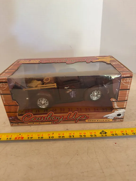 Cowboy Up Hot Rod 1940 Ford PU Model Car